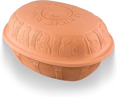 romertopf clay roaster 73qt up to 8 people